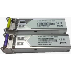 1.25G BiDi 80km LC DDM- Tx 1490nm/Rx1550nm